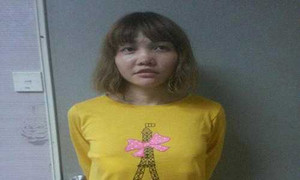Nghi phạm Đoàn Thị Hương khai bị lợi dụng trong vụ tấn công Kim Jong-nam