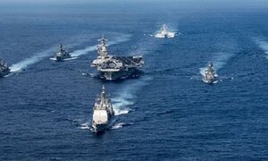 Mỹ điều ba tàu sân bay tiến đến bán đảo Triều Tiên