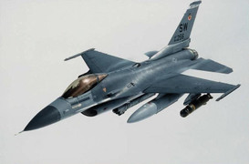 Tiêm kích F-16 Mỹ bay diễn tập cách biên giới Triều Tiên 16 km