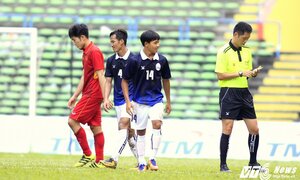 HLV Hữu Thắng phân tích 2 chiếc thẻ vàng oan của U22 Việt Nam