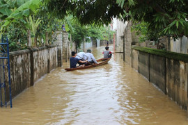 Mưa lớn khắp miền Trung, Hà Tĩnh nguy cơ ngập lụt