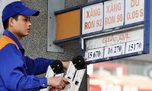 Giá xăng không tăng trước Tết