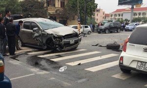 'Xe điên’ gây tai nạn liên hoàn, 4 người thương vong ở Hải Dương