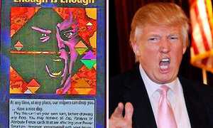 Lời đồn về số phận bi thảm của Donald Trump quanh tấm thẻ bài ghê rợn