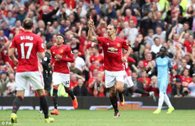 Ibrahimovic ghi bàn, Man Utd vẫn thua đau Man City