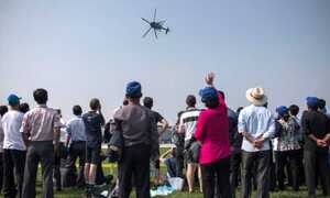 Video, ảnh: Chiến cơ bay rợp trời trong triển lãm hàng không đầu tiên ở Triều Tiên