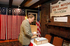 Bầu cử Tổng thống Mỹ 2016: Điểm bỏ phiếu đầu tiên thực hiện ngay trong đêm