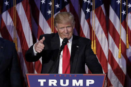 Donald Trump được bầu là Tổng thống mới của Mỹ