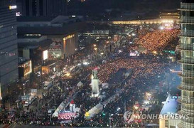 Biểu tình khổng lồ ở Hàn Quốc đòi tổng thống từ chức ngay lập tức