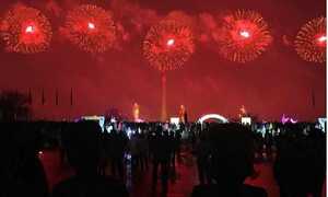 Triều Tiên bắn pháo hoa rực rỡ mừng sinh nhật cố Chủ tịch Kim Jong-il