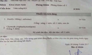 Yên Bái: Bị đau răng, bé trai 9 tuổi được kê thuốc viêm âm đạo