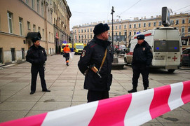 Nổ lớn gần ga tàu ở Saint Petersburg
