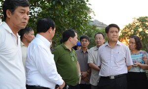 Ông Nguyễn Đức Chung đối thoại với người dân Đồng Tâm