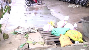 Thử nghiệm nắp cống giảm ngập, ngăn mùi hôi