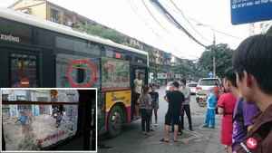 Nam thanh niên cầm gạch ném vỡ đầu hành khách đi xe buýt: Có thể xử lý hình sự?