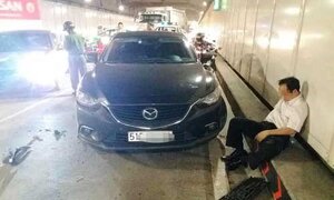 Tài xế say xỉn 'đại náo' hầm Thủ Thiêm