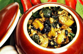 Cách nấu ốc om chuối đậu chuẩn vị, ngon cơm ngày hè