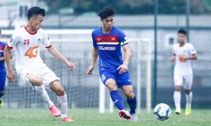 Đức Chinh ghi bàn, U22 Việt Nam thắng sát nút Viettel