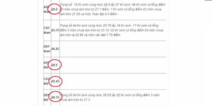 Thi 9,5 điểm mỗi môn vẫn có thể trượt đại học