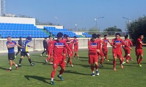 Video: U22 Việt Nam tập buổi đầu tiên tại Hàn Quốc