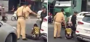 Tài xế 'xe điên’ tăng ga bỏ trốn, điên cuồng chống trả CSGT