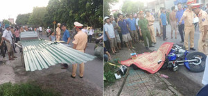 Bị xe xích lô 'máy chém' cứa vào cổ, một người đàn ông chết thương tâm