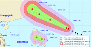 Tin về siêu bão Talim và áp thấp nhiệt đới gần Biển Đông