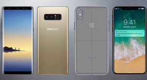 iPhone X và Samsung Galaxy Note 8: Sản phẩm nào đáng mua?
