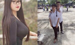 Nữ sinh Hải Dương tâm sự nỗi khổ vì có vòng 1 quá to