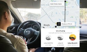 Hà Nội yêu cầu Uber, Grab phải báo cáo số lượng xe