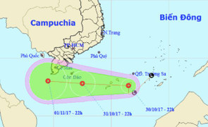 Dự báo thời tiết hôm nay 31/10: Biển Đông đón áp thấp nhiệt đới, Nam Bộ mưa to