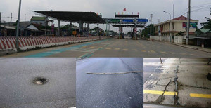 Dự án BOT nghìn tỷ đồng ở Huế chưa hết hạn bảo hành đã hỏng