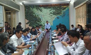 Họp chỉ đạo ứng phó bão số 12: Đại diện Bộ Công thương không đến dự