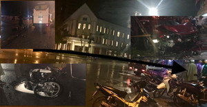 Xe 'điên' gây tai nạn liên hoàn, lao vào quán nhậu tông chết cựu nữ sinh báo chí