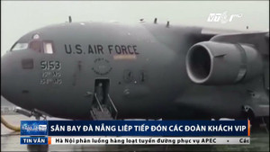 Sân bay Đà Nẵng nhộn nhịp, liên tiếp đón các đoàn khách VIP