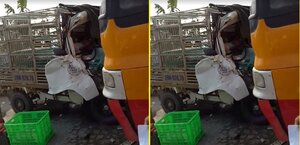 Xe tải vượt ẩu đối đầu xe khách, 3 người thương vong