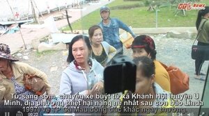 Video: Dân Cà Mau chen chúc trên các chuyến xe, hối hả trốn bão số 16