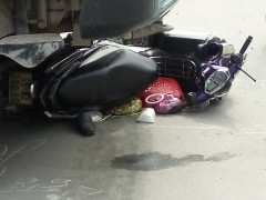 Đôi vợ chồng chết thảm dưới gầm xe ben ở Sài Gòn