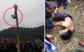 Nam thanh niên rơi từ ngọn chuối xuống đất bất tỉnh trong lễ hội xuân: Lãnh đạo xã nói gì?