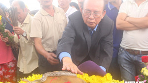 Cặp 'rắn thần' ở Quảng Bình dân đổ xô quỳ lạy là 2 con...rắn nước