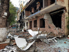 Nổ lớn lúc nửa đêm, cả khu phố rung chuyển ở Nghệ An