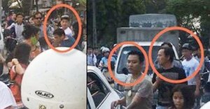 Bị nhắc đỗ xe bừa bãi, nhóm thanh niên đuổi đánh người đàn ông chở 2 cháu nhỏ