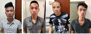 Nhóm giang hồ nổ súng, ném 'bom xăng' để đòi nợ ở Hà Nội