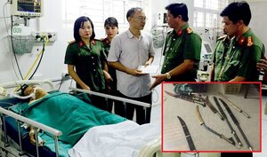 Truy bắt kẻ đâm cảnh sát trọng thương ở Lào Cai