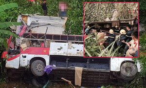 Xe khách giường nằm lao xuống vực: Ban An toàn giao thông tỉnh Cao Bằng thông tin chính thức