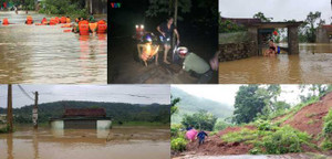 Toàn cảnh mưa lũ càn quét sau bão số 4 tại Bắc Bộ và Bắc Trung Bộ