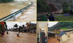 Toàn cảnh mưa lũ hoành hành ở miền Bắc, ít nhất 6 người thương vong