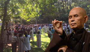 Ảnh: Dòng người hành hương về cổ tự xứ Huế chờ duyên gặp thiền sư Thích Nhất Hạnh