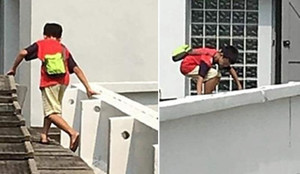 Lẻn lên sân thượng chung cư, nhóm trẻ thách đố nhau nhảy từ tầng 18