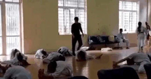 Thầy giáo đấm, đá liên tiếp vào lưng và gáy nhiều học trò ở Vĩnh Phúc khai gì?